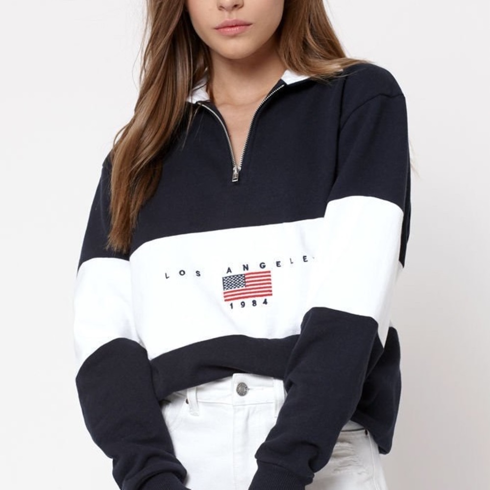 los angeles quarter zip